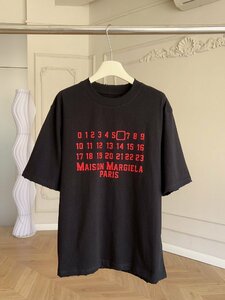 送料無料　Maison Margiela マルタンマルジェラ　メンズ　Tシャツ　半袖　数字ロゴ　丸首　男女兼用　S-L　サイズ選択可能　MM6　4000
