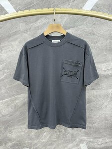 送料無料　Maison Margiela マルタンマルジェラ メンズ　Tシャツ　数字ロゴ　半袖　コットン　M-3XL　サイズ選択可能　MM6　4244