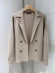 Loro Piana　ロロピアーナ　レディース　ニット　アウター　厚手　ジャケット　カシミア　S/M/L　サイズ選択可能　2166