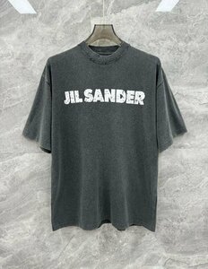 送料無料　JIL SANDER ジルサンダー　メンズ　Tシャツ　文字ロゴ　半袖　S-XL　サイズ選択可能　3513
