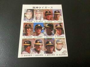 良品　カルビー76年　阪神タイガース　No.425　プロ野球カード