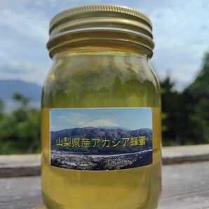 山梨県産　アカシア蜂蜜　600g（ビン）　1本入り　2023 年5月採り