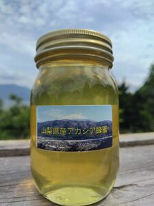 山梨県産　アカシア蜂蜜　600g（ビン）　1本入り　2023 年5月採り