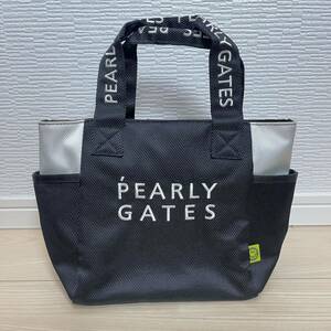 the HOUSE限定色 パーリーゲイツ カートバッグ ラウンドバッグ トートバッグ ブラック リミテッドPEARLY GATES 