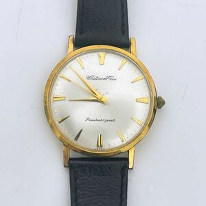 1円 ジャンク シチズン A15704 ラウンド ゴールド 手巻き メンズ 腕時計 CITIZEN