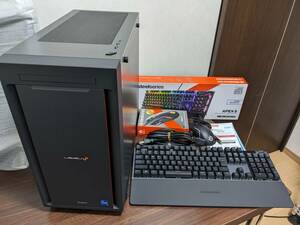 中古美品【ゲーミングPC】 iiyama LEVEL ∞ カスタム i5-13400F/ RTX3050/ 32GB/ M.2 SSD 2TB/ Win11/ SteelSeriesキーマウセット