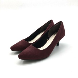 [05154] A.V.V Awave Pumps Heel M 23,5 см Вин красный красный модный AW Simple Box с простой коробкой повседневной и элегантной