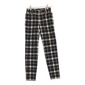 [13094] MAYSON GRAY Mayson Grey tapered pants strut 0 XS corresponding check navy white red 