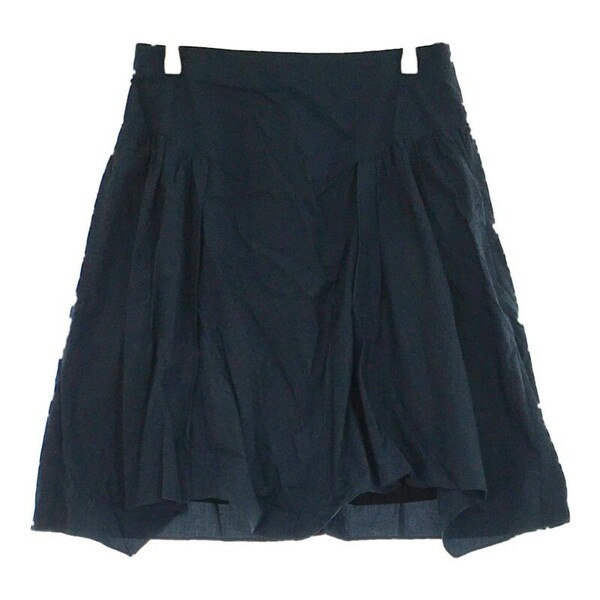 【10586】 CARVEN カルヴェン スカート ミニスカート ミニ丈 36 Mサイズ相当 ネイビー 紺 フレアスカート Aライン かわいい シンプル 美品