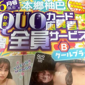 月刊少年チャンピオン　応募者全員サービス 応募用紙 本郷柚巴