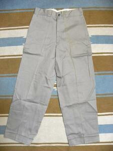* Vintage 1960s for children gray chinos W64cm dead USA made 