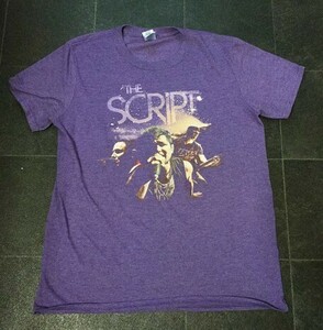 ★2015s THE SCRIPT スクリプト　ツアーTシャツ　M