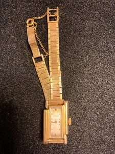 * редкость Vintage 1950srukruto14K Gold asimeto Lee дизайн reti Swatch 14K браслет 