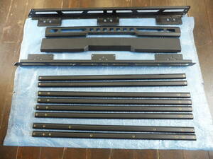 1000 jpy start [ a bit goods with special circumstances ] Jimny JB64W JB74W aluminium roof rack foglamp stay attaching . original roof rails use roof carrier 