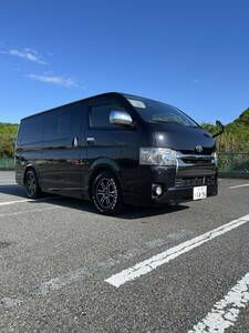 2015HiAce Van 4type スーパーGL ダークプライム　軽油　LEDヘッド　プッシュstart　2WD 