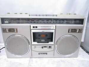 ♪ 通電確認済み National RX-5100 ラジカセ ラジオ カセット レコーダー オーディオ 