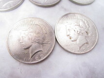 ◇ アメリカ 銀貨 1922年 1923年 ピース ダラー リバティ 1ドル コイン 12枚 約321.5g おまとめ_画像3
