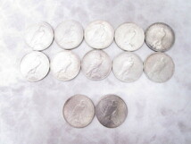 ◇ アメリカ 銀貨 1922年 1923年 ピース ダラー リバティ 1ドル コイン 12枚 約321.5g おまとめ_画像4
