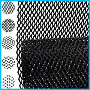 * black _8x16mm* car grill mesh front grille net aru Minette for automobile bumper grill cover 100cm×33cm