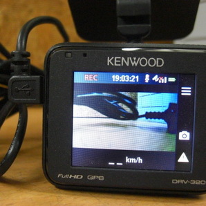動作OK KENWOOD ケンウッド DRV 320 Full HD GPS ドライブレコーダー ドラレコ 送料安 タント エブリィ パレット ワゴンR ミラ アルト の画像3