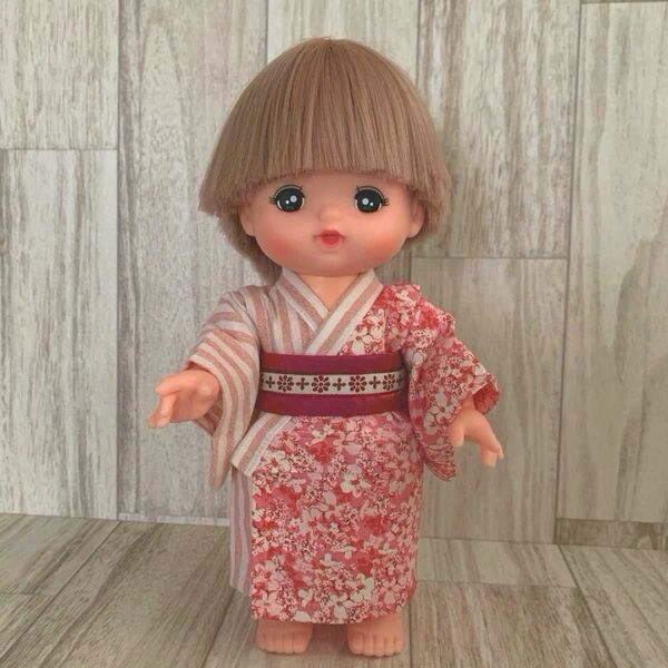No.4934 ハンドメイド メルちゃん 浴衣ドール(26cm対応)値下げ