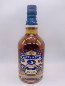 【未開栓】 CHIVAS REGAL シーバス リーガル 18年 GOLD SIGNATURE ゴールドシグネチャー SCOTCH WHISKY スコッチ ウイスキー 700ml 40％