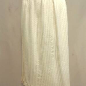 L47282【Chrstian Dior】アンティーク プレタポルテ プリーツ シルクウールスカート 美品の画像1