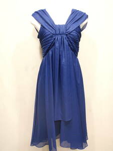 L47324【Viaggio blu ビッキー】パーティー 結婚式 カラオケ 舞台衣装 タンクトップ ドレープ ワンピースドレス