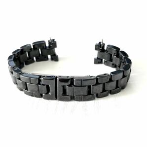 16mm 腕時計 修理交換用 社外品 セラミック ブレスレット ブラック 黒 【対応】 CHANEL J12 レディース シャネル