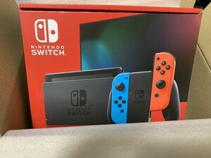 未開封 Nintendo Switch ニンテンドースイッチ 本体 新型 バッテリー強化版 ガラスフィルム付き