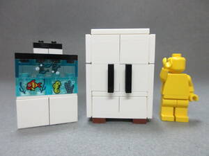 LEGO★18 正規品 水槽とタンス セット 家具 家財 同梱可能 レゴ シティ タウン ホテル クリエイター エキスパート 家 ハウス アクア