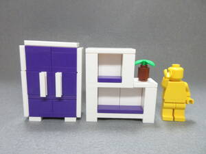 LEGO★22 正規品 タンス サイドボード セット 家具 家財 同梱可能 レゴ シティ タウン ホテル クリエイター エキスパート 家 ハウス アクア
