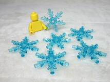 LEGO★121 正規品 氷の結晶 6個 小物 アクセサリー 同梱可能 レゴ シティ タウン 街 アナ雪 北極 南極 氷の世界 クリスマス_画像1