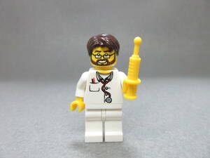 LEGO★118 正規品 街の人 ドクター 医者 ミニフィグ 同梱可能 レゴ シティ タウン 働く人 男 女 子供 救急車 病院 レスキュー 救護 ナース