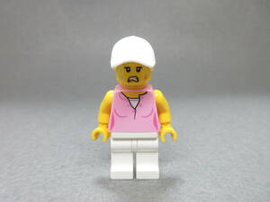 LEGO★349 正規品 街の人 女性 ポニーテール 女の人 スポーツ ミニフィグ 同梱可能 レゴ シティ タウン 働く人 男 女 子供 会社員 