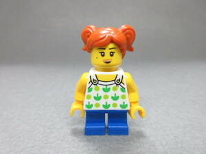 LEGO★269 正規品 街の人 女の子 ミニフィグ 同梱可能 レゴ シティ タウン 働く人 男 女 子供 会社員 ツインテール 髪 ヘアー