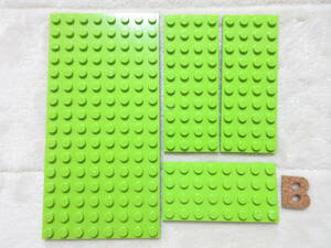 LEGO★B 正規品 ライム 8×16 基礎板 他 プレート パーツ 同梱可能 レゴ シティ タウン ベース 建材 家 建物 土台 ベース