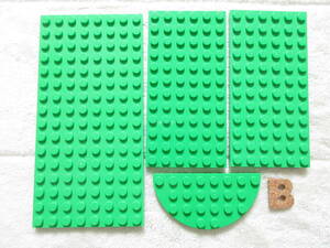 LEGO★B 正規品 ブライトグリーン 8×16 他 基礎板 プレート 同梱可 レゴ シティ タウン ベース 建材 家 建物 土台 ベース マインクラフト