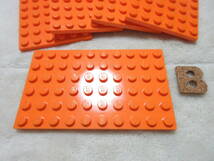 LEGO★B 正規品 5個 オレンジ 6×10 プレート 同梱可能 レゴ シティ タウン クリエイター エキスパート スポンジボブ エクソフォース_画像2