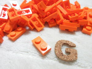 LEGO★G 正規品 105個 オレンジ 1×2 プレート 同梱可能 レゴ シティ タウン クリエイター エキスパート スポンジボブ エクソフォース