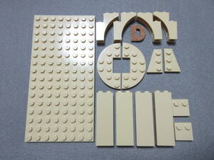 LEGO★D 正規品 タン 8×16 基礎板 プレート 同梱可能 レゴ シティ ベース 建材 家 建物 土台 ベース ファラオ 砂漠 マイクラ