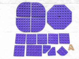 LEGO★A 正規品 パープル 紫 プレート 同梱可能 レゴ シティ クリエイター エキスパート 建材 建物 フレンズ 家 ディズニー