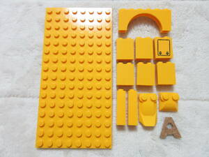 LEGO★A 正規品 ブライトライトオレンジ 8×16 他 基礎板 プレート 同梱可能 レゴ ベース 建材 家 建物 土台 ベース ケーキ カフェ 店
