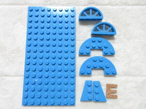 LEGO★E 正規品 ダークアズール 8×16 他 基礎板 プレート 同梱可能 レゴ ベース 建材 家 建物 土台 ベース ケーキ カフェ 店 フレンズ