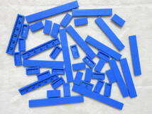 LEGO★3 正規品 40個 青 1×6 1×8 タイル プレート 同梱可能 レゴ クリエイター エキスパート 建材 建物 乗り物 パトカー 警察署_画像1