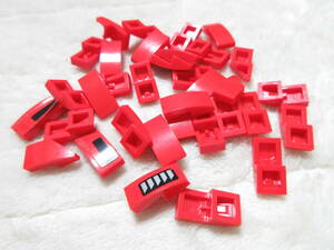 LEGO★44 正規品 32個 赤 1×2 小さな ラウンド 段差カーブ 同梱可能 レゴ クリエイター エキスパート 家具 家財 建物 車 乗り物 家具