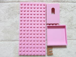 LEGO*E regular goods pink 8×16 panel base board plate . material set including in a package possible Lego base house building foundation f lens Disney cake Cafe 