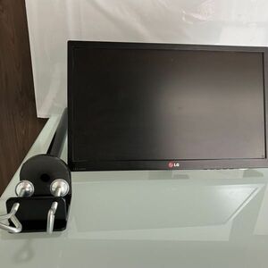 1円スタート 中古品 LG モニター 14インチ モニターアームセット