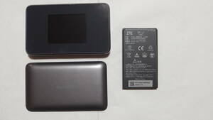 SoftBank Rakuten設定済 SIMフリー モバイルルーター Pocket Wifi 803ZT シルバー 動作品