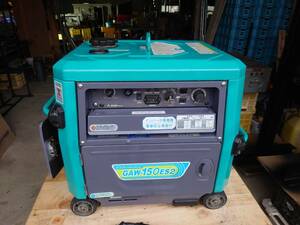 Denyo デンヨー　GAW-150ES2　中古可動品　溶接機　防音インバーター発電機2.5kva　管理番号18